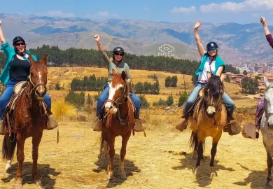 Horseback riding in the Devil’s Balcony