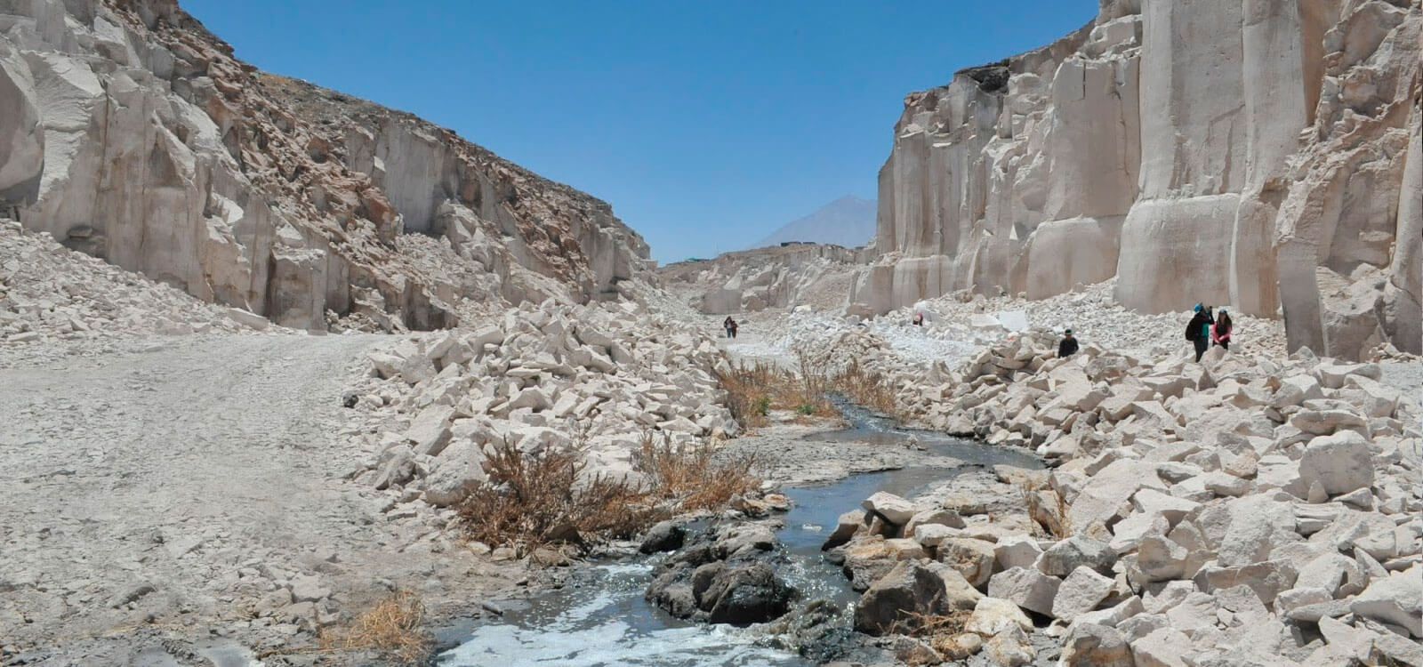 Cantera del Sillar de Añashuayco en Arequipa